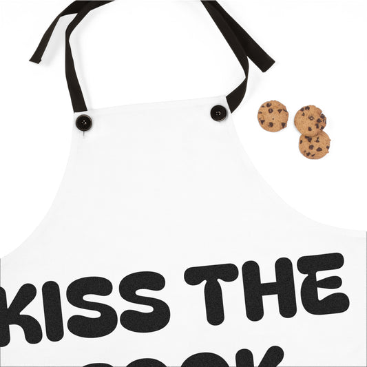 Kiss the Cook Funny Apron | Fun Kitchen Gift for Him or Her