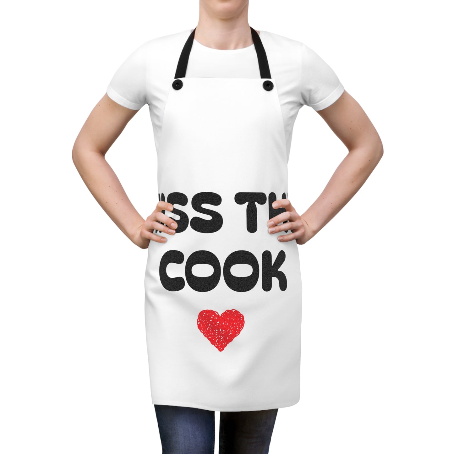 Kiss the Cook Funny Apron | Fun Kitchen Gift for Him or Her