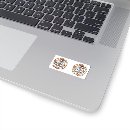 Sweater Weather & Cozy Fall Kiss-Cut Stickers | Autumn Aesthetic Vinyl Stickers | Cute Fall Laptop & Journal Decals