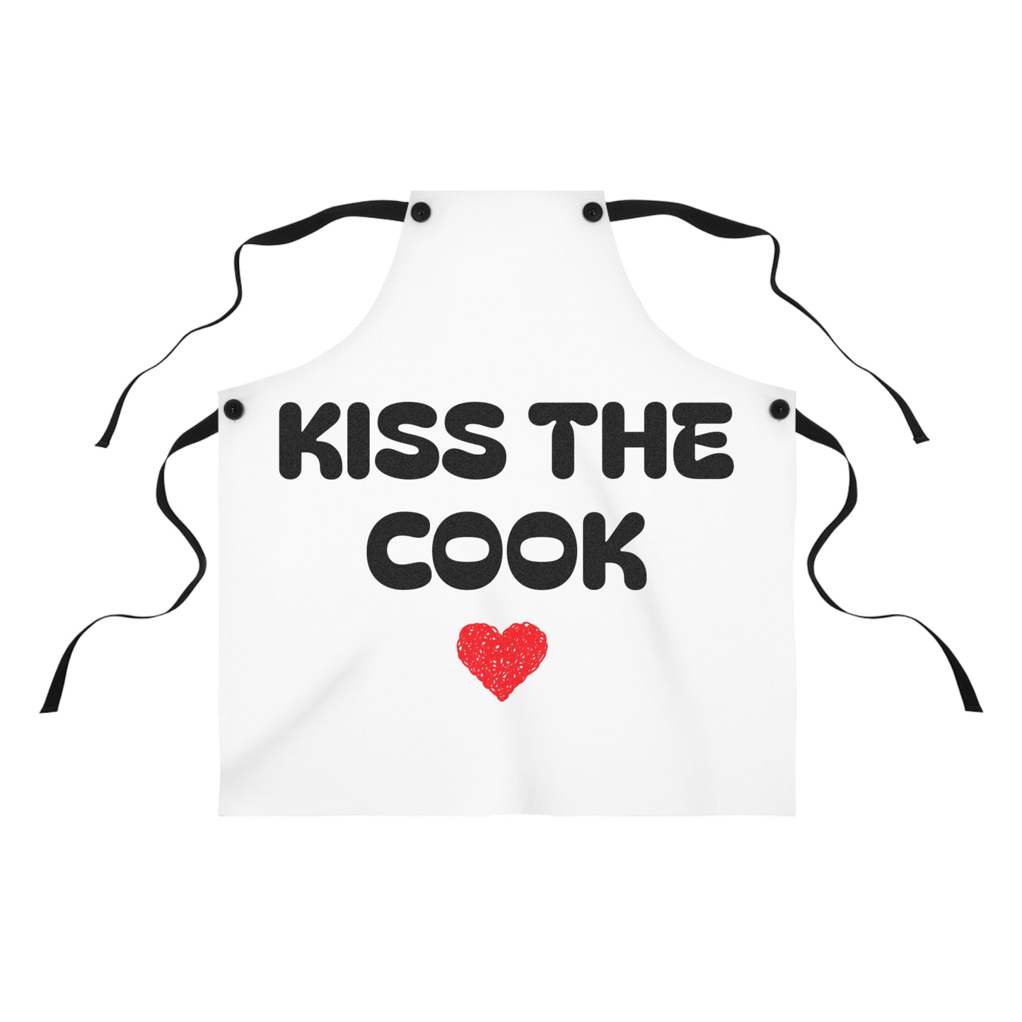 Kiss the Cook Funny Apron | Fun Kitchen Gift for Him or Her