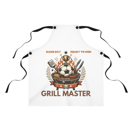 Game Day Grill Master Apron — Soccer Crest BBQ Apron