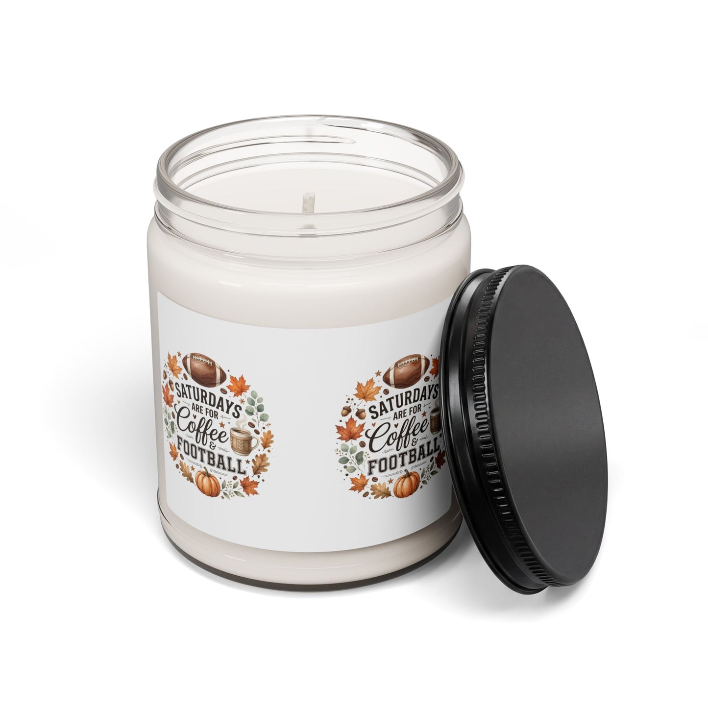 Cozy Fall Scented Soy Candle – 9oz Natural Aromatherapy Candle | Autumn Home Decor | Relaxing Gift for Coffee & Fall Lovers